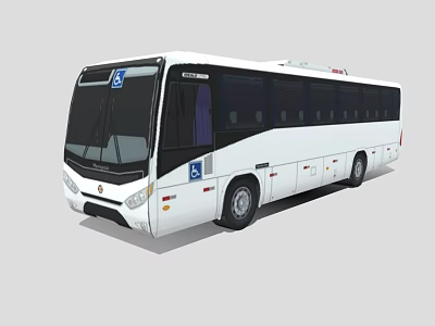 Bus double-decker bus double-decker bus passenger car low face number low model simple model game sub-era film and television level 3d model