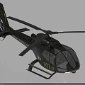 Black Helicopter Transport Service Model VT 101 with Rotor Design Details