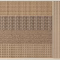 Textured Partition Design With Brown Beige Stripes Grid Patterns For Interior Space Division 3d model