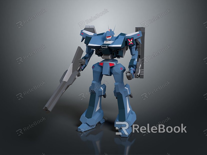 Mech Warrior Mech Soldier Machine Battlearm Mechanical Battlearm Machine Fighter Robot model