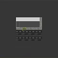 Simple Modern Street Side Storefront Building Model With Road Display Windows Tree And Utility Pole