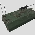 Armored Vehicle Light Machine Gun Armored Vehicle Transporter Armored Vehicle Launcher Infantry Fighting Vehicle Low Face Number Low Model Simple Model Video Class Super Realistic High Precision 3d model