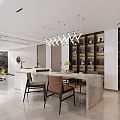 Modern Basement 3d model