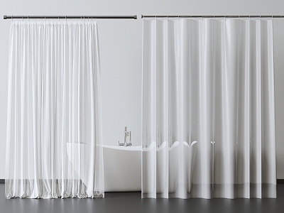 Shower Curtain 3d model