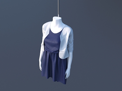 Modern Model Clothing Model 3d model