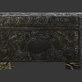 Silver Box With Intricate Carved Patterns And Vintage Decorative Details 3d model