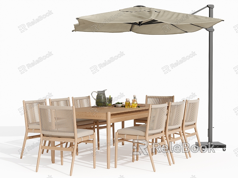 Modern outdoor tables and chairs model