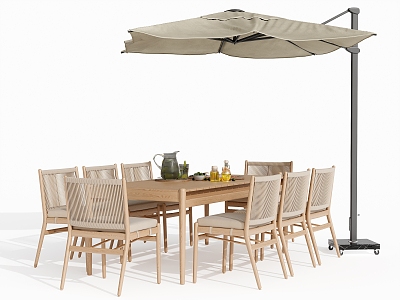 Modern outdoor tables and chairs model