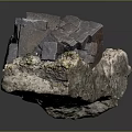 Natural Wood Stone Decorative Piece With Raw Texture And Various Block Shapes