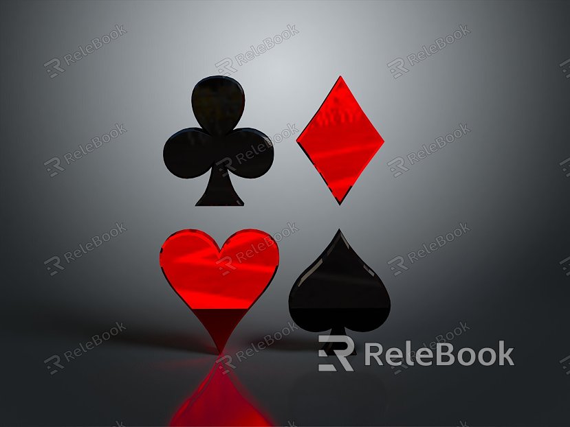 Poker Playing Cards Entertainment Supplies model