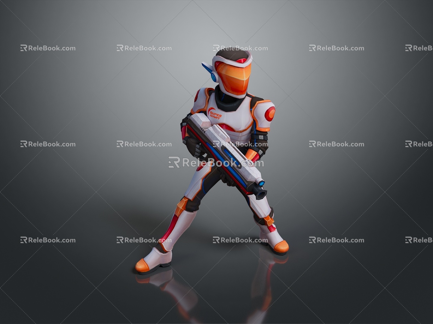 Science Fiction Warrior Future Warrior Next Generation Warrior Super Soldier Magic Warrior Super Soldier Science Fiction Soldier 3d model