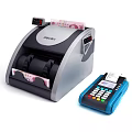 Commercial Equipment Money Counter With Digital Display Banknotes And POS Terminal Keypad