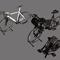 Different Types of Bicycles Including Folding Road and Mountain Bicycle Designs