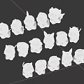 Cute Assorted Animal Shaped Plush Dolls With Various Designs And Decorative Details