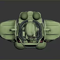 Mech Warrior Mech Soldier Machine Battlearm Mechanical Battlearm Machine Fighter Robot 3d model