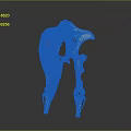 Detailed Human Anatomical Model Showing Skeleton Muscles Pelvic And Thigh Structures