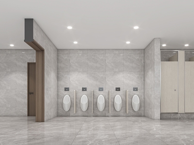 Toilet Hotel Toilet Public Toilet Office Building Toilet Multi-Person Toilet Male Bathroom Female Bathroom 3d model