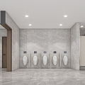 Toilet Hotel Toilet Public Toilet Office Building Toilet Multi-Person Toilet Male Bathroom Female Bathroom 3d model