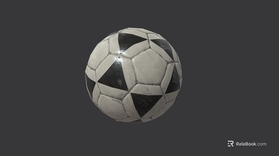 Classic Black And White Soccer Ball As Essential Sports Equipment For Training Games 3d model 