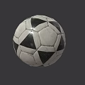 Classic Black And White Soccer Ball As Essential Sports Equipment For Training Games