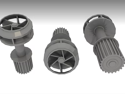 High Quality Automotive Parts Including Precision Gears Shafts And Mechanical Components 3d model