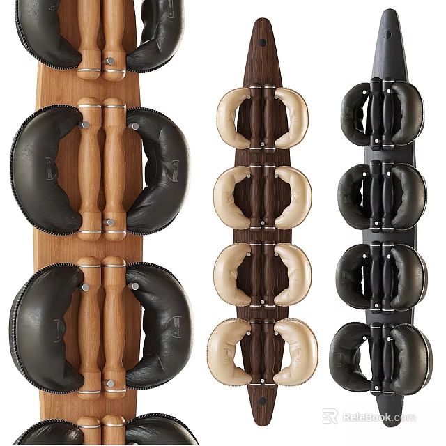 High Quality Sports Equipment With Multiple Colors And Comfortable Grips For Fitness Training 3d model 