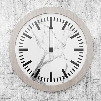 Modern Clock 3d model