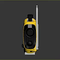 Yellow Voyager Kaito Radio with Antenna Tuning Display and Buttons