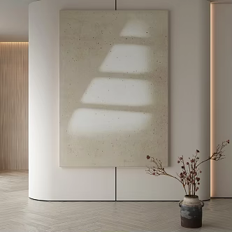 modern decorative painting 3d model