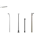 Retro street lamp 3d model