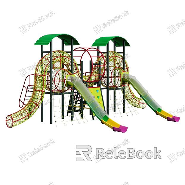 Modern slide park children's slide model