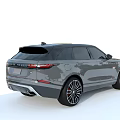 Gray Modern SUV Featuring Sleek Exterior Design Alloy Wheels And Bold Front Grille