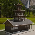 ancient architecture chinese architecture architectural architecture antique architecture 3d model