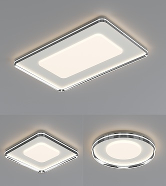 Simple ceiling lamp 3d model