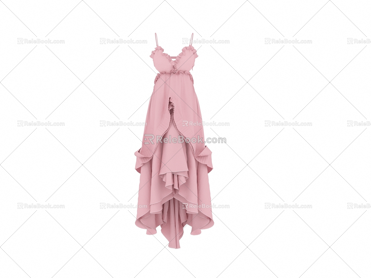 Girls' Sling Skirt 3d model