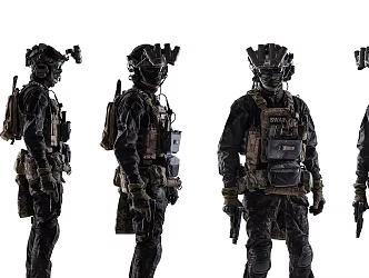Character War Soldier 3d model