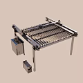 CNC plasma cutting table machinery and equipment 3d model
