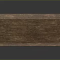 Rustic Wooden Bench With Simple Structure And Natural Wood Grain Surface 3d model
