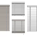 Various Window Blinds Styles in Neutral and White Colors for Home Use
