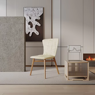 modern leisure chair 3d model
