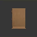 Wooden Storage Cabinet With Two Drawers And Two Doors Simple Design