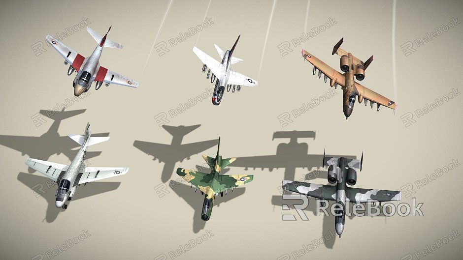 Modern Attack Airplane Pack model