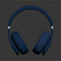 Blue Over Ear Headphones With Ergonomic Design And Soft Ear Cushions