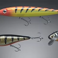 Assorted Colored Fishing Lures With Various Shapes And Unique Patterns