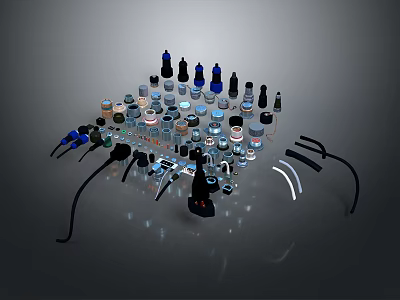 Sci-fi Items Sci-fi Components High-tech Components Sci-fi Equipment Sci-fi Scene Sci-fi Environment Game Scene 3d model