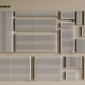 Various Modern Radiator Designs with Different Sizes for Home Heating Systems 3d model