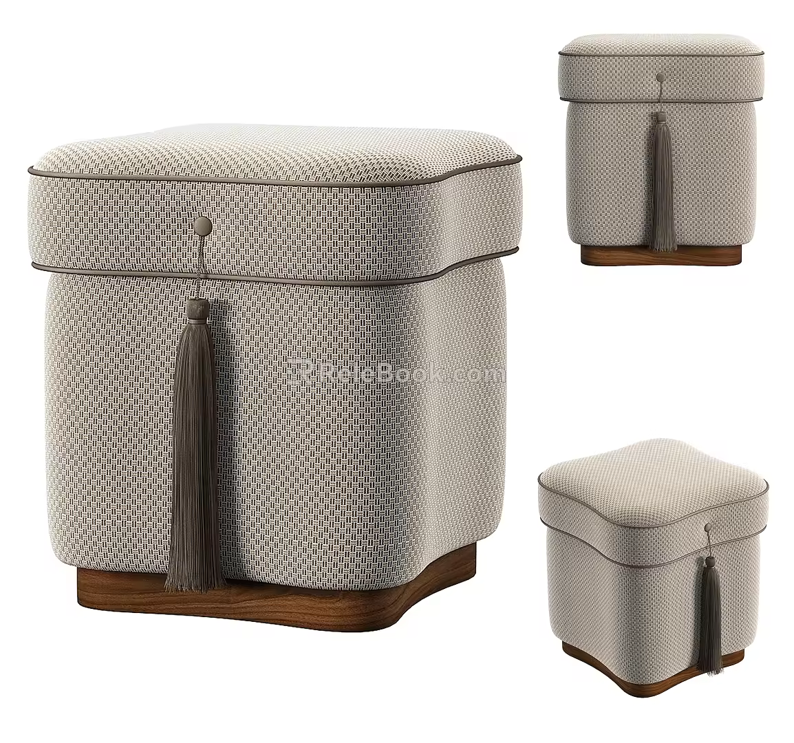 Modern Dressing Stool Sofa Stool Low Stool 3d model