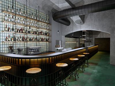 INDUSTRIAL LOFT BAR model