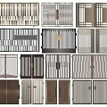 New Chinese Style Gate Iron Gate Iron Gate 3d model