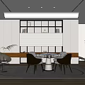 Modern Hotel Mahjong Room Interior With Comfortable Chairs Mahjong Table And Decorative Plant